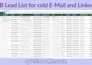 create a custom and targeted b2b lead list